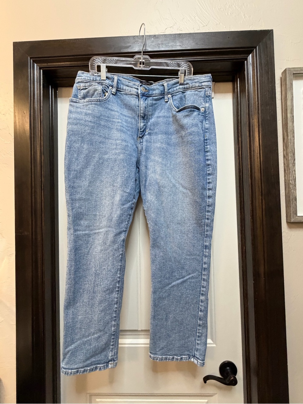 Banana Republic mid-rise girlfriend Jeans in Light Blue